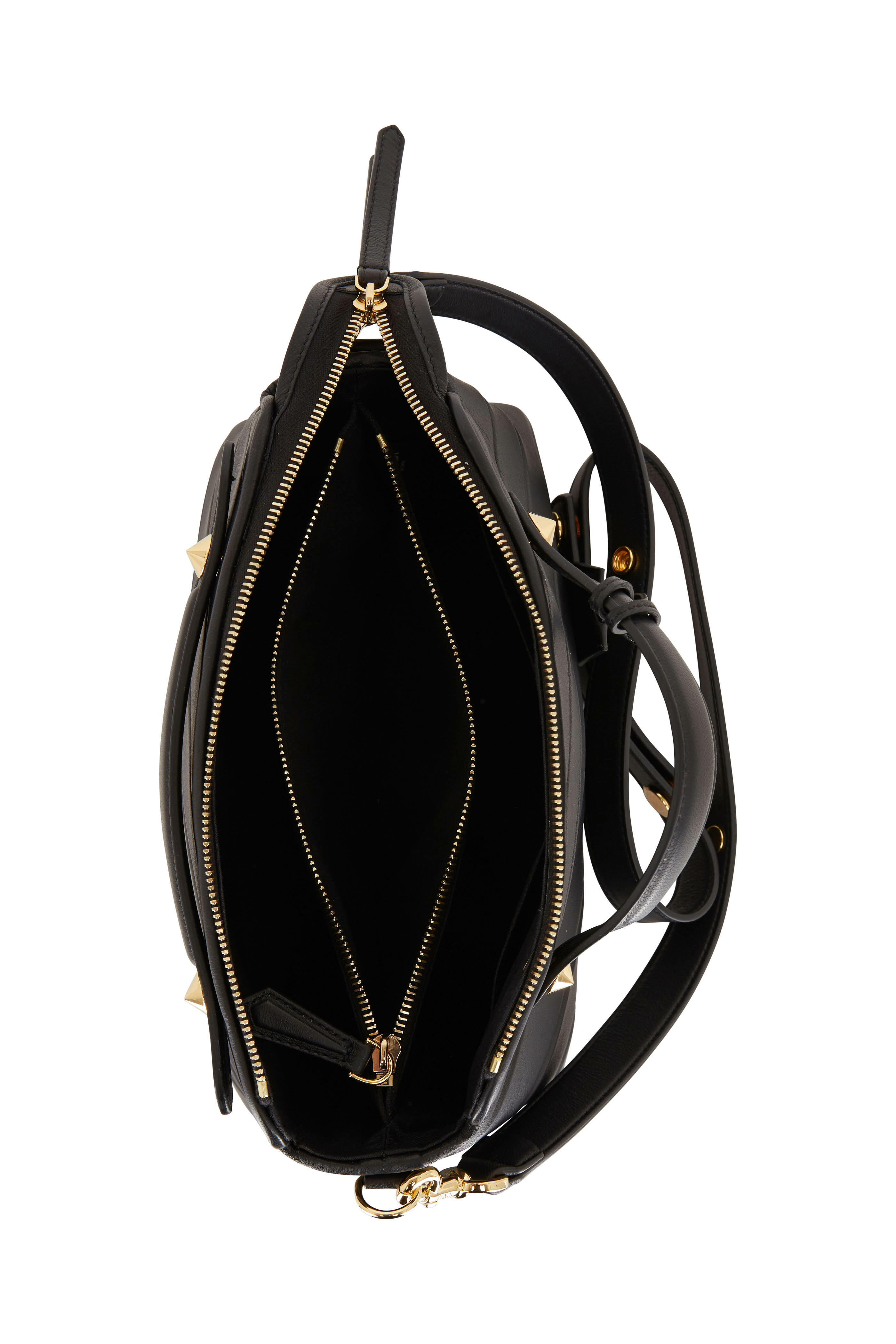 Fendi By The Way Mini Raffia & Leather Shoulder Bag in Metallic