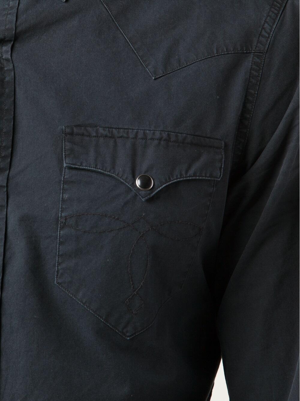 RRL - Black Western Sport Shirt