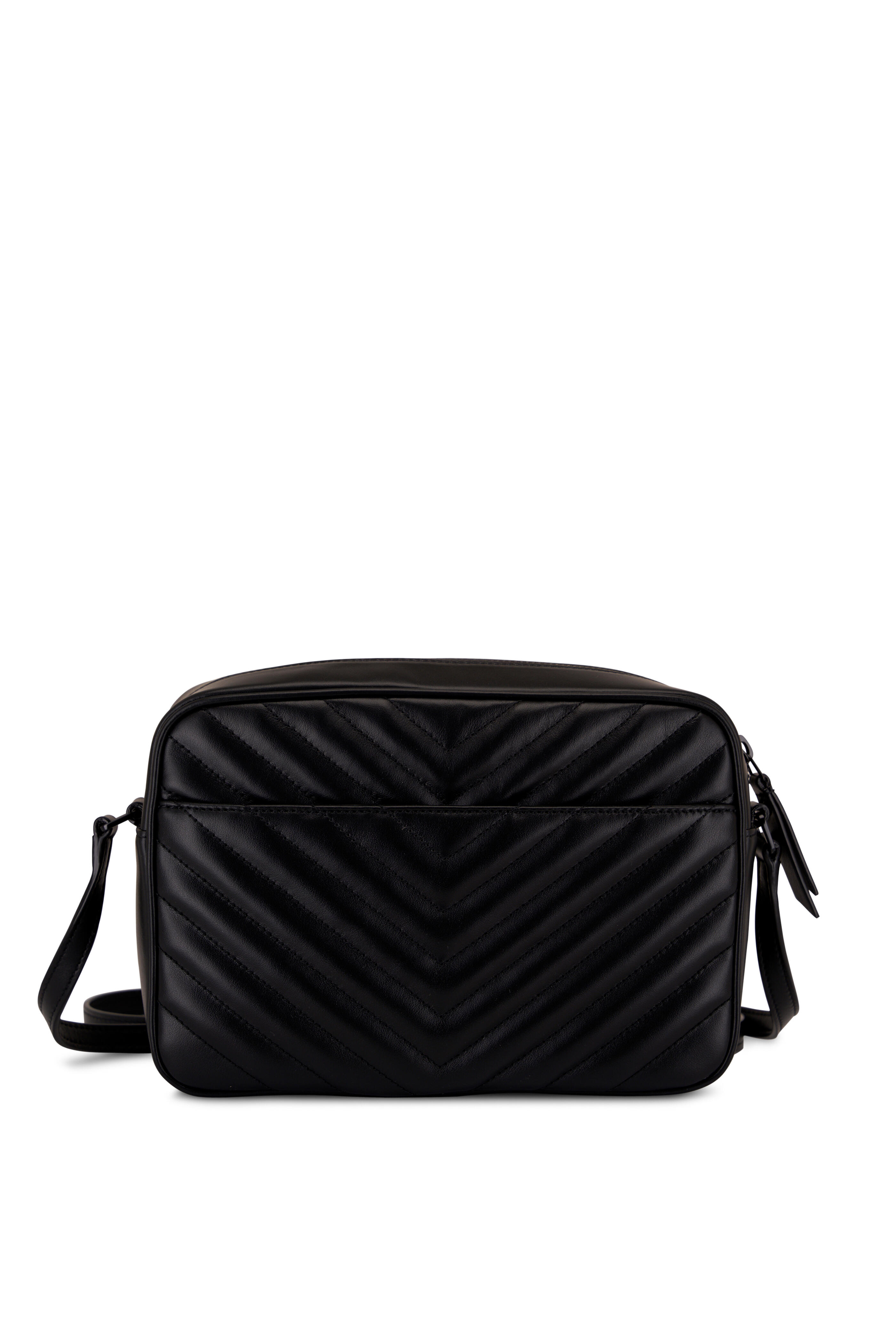 Saint Laurent - Lou Black Quilted Crossbody Camera Bag
