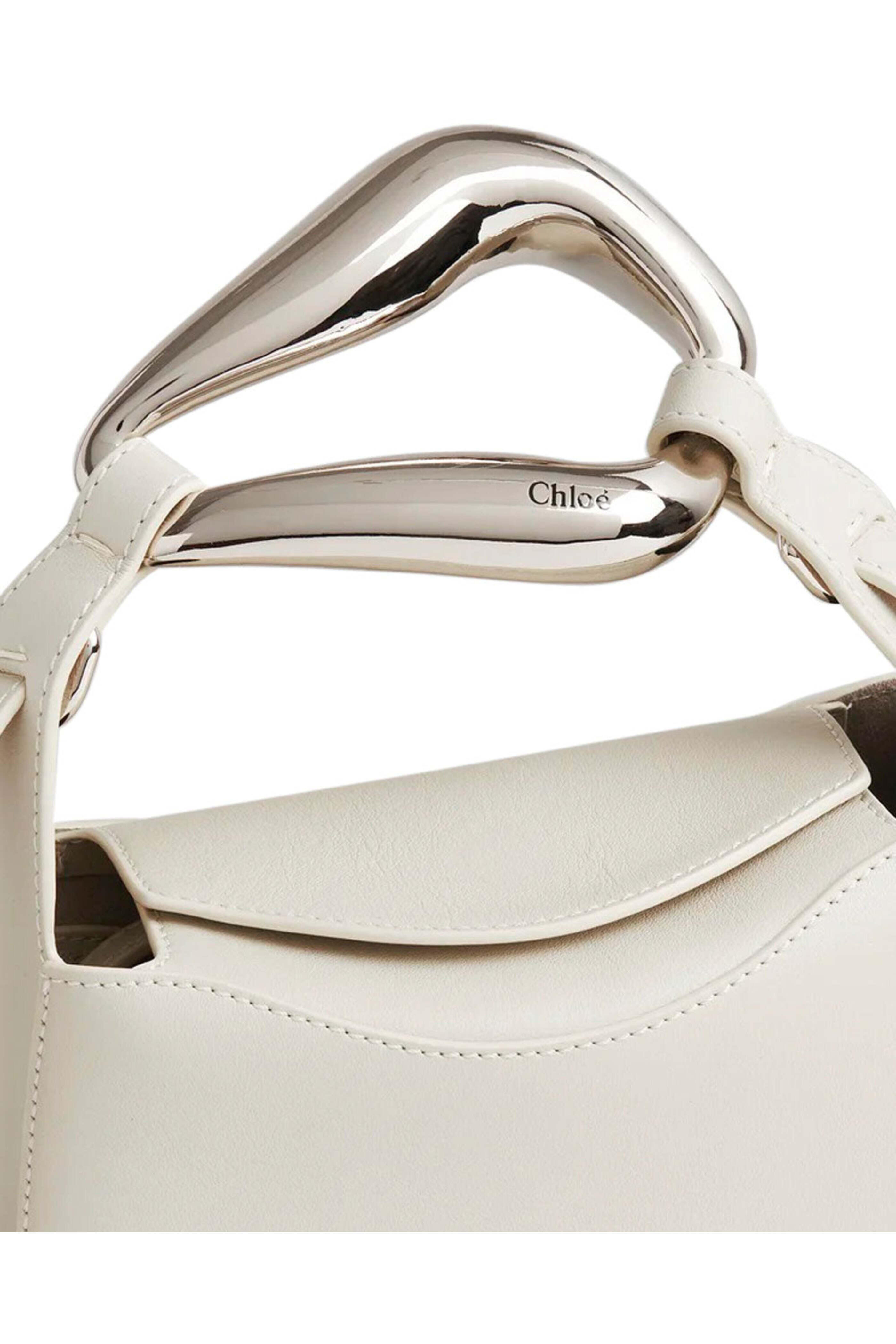 Chloé - Kiss Small Bag in Natural White