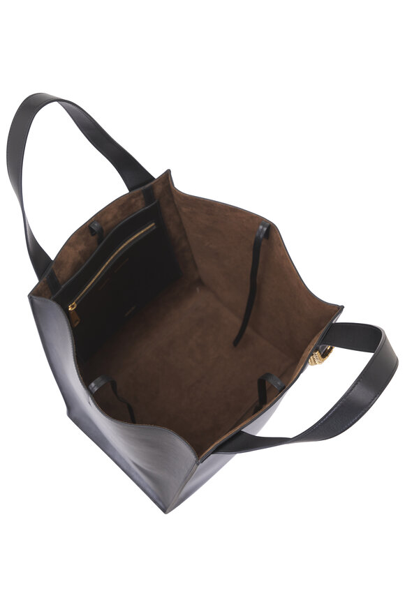 Dorothee Schumacher Dorothee Black Leather Tote Bag - view 5