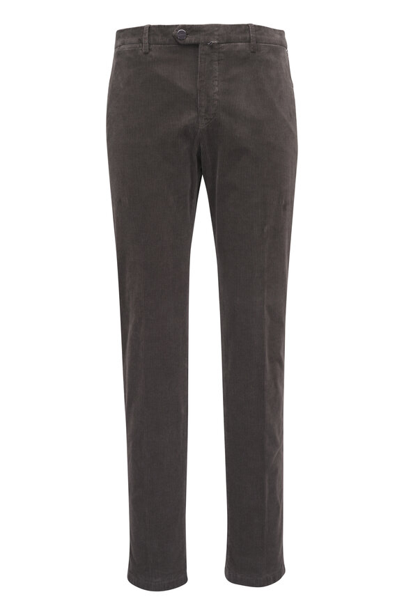 Kiton Brown Corduroy Pant