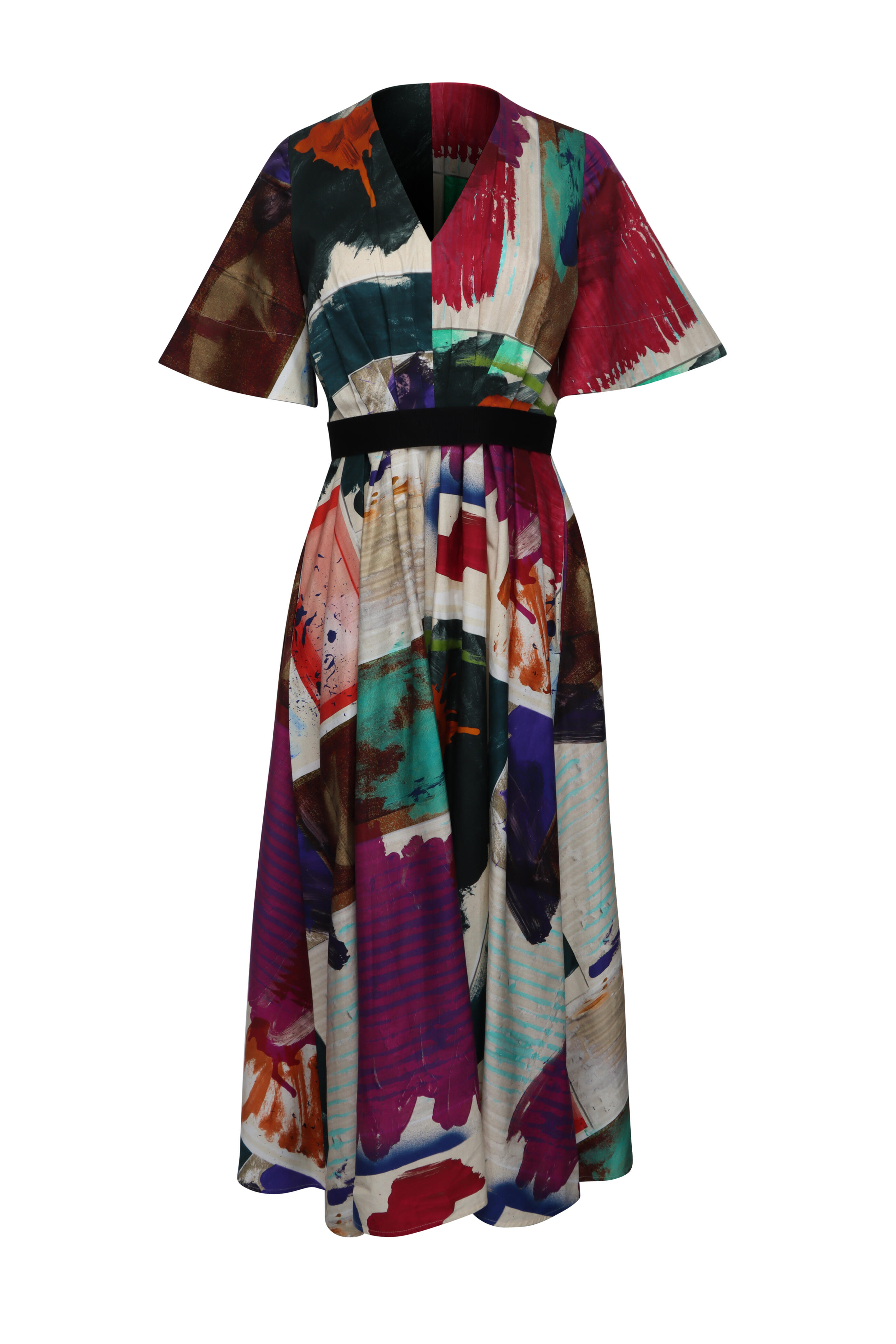 Roksanda - Sana Chalk Pictorial Print Dress