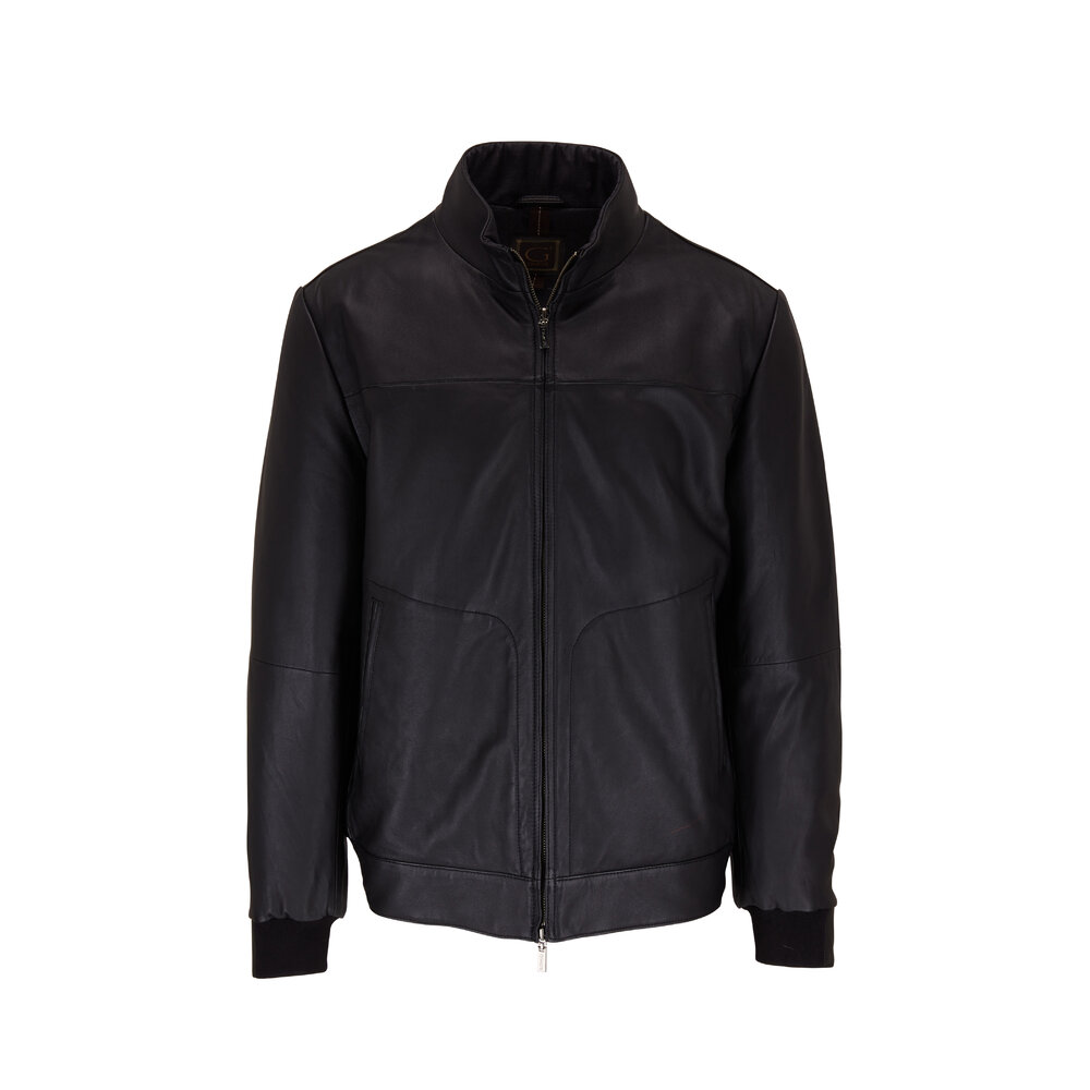 Gimo's italiana clearance moto leather jacket