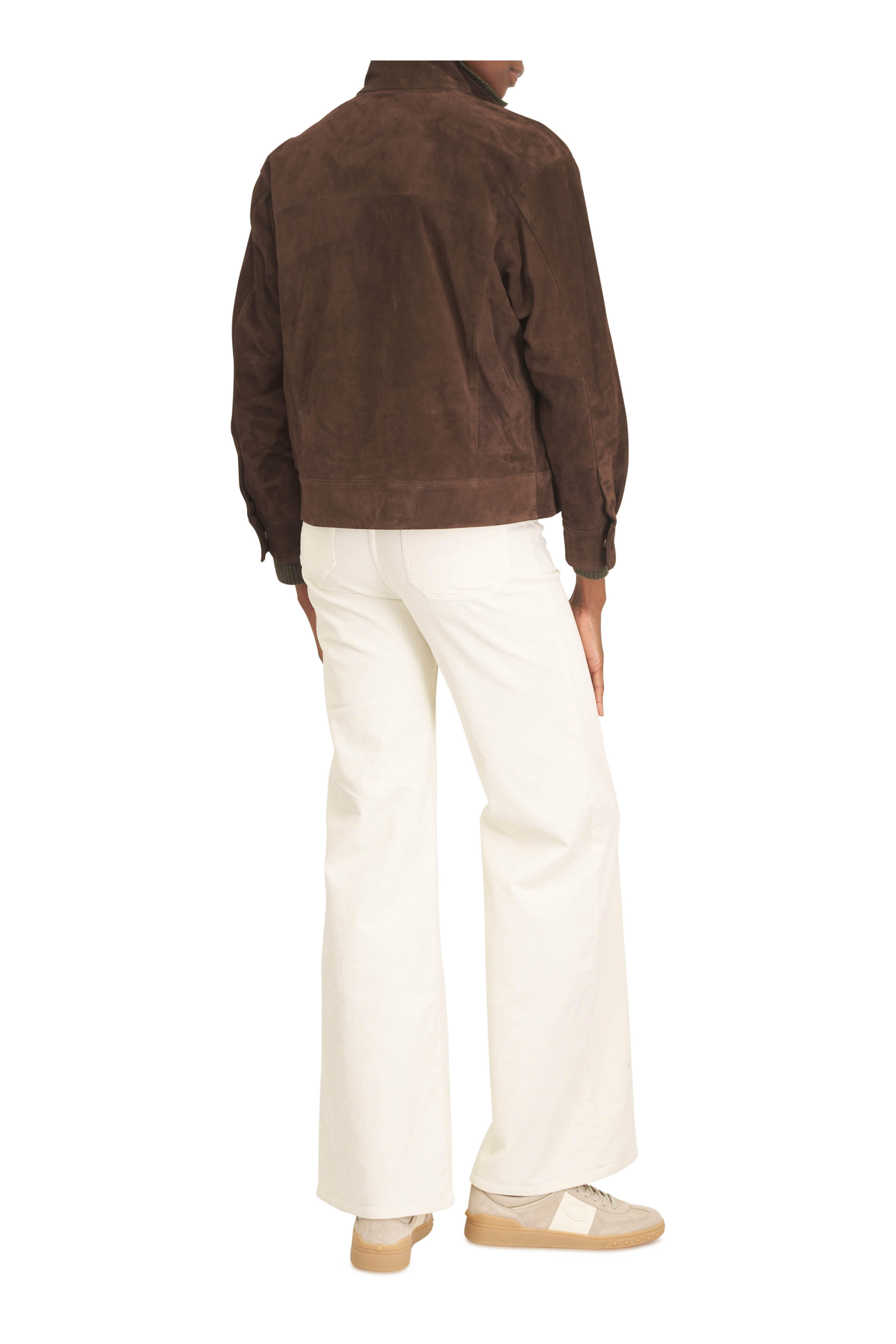 Nili Lotan - Renata Dark Pine Wool Collared Sweater - view 3