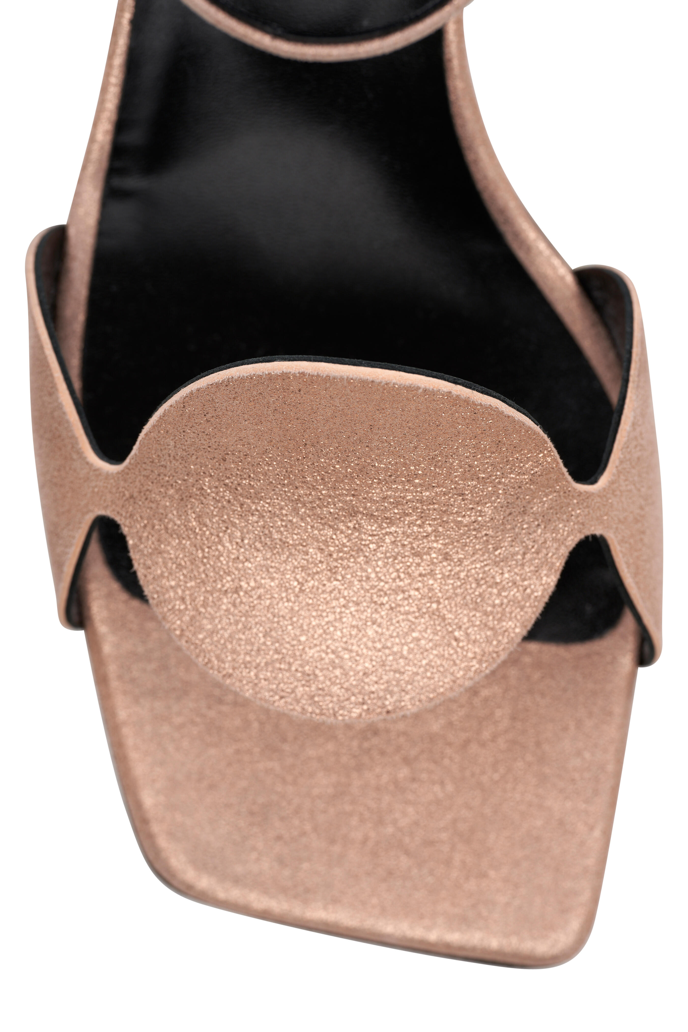 Pierre Hardy - Bulles Pink Gold Circle Ankle Strap Sandal, 55mm