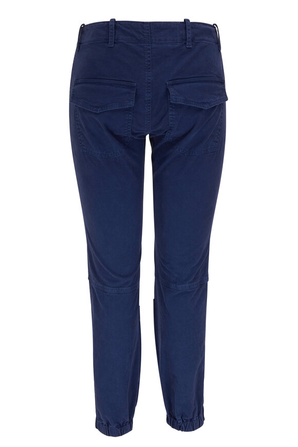 Nili Lotan - Marine Blue Cropped Military Pant