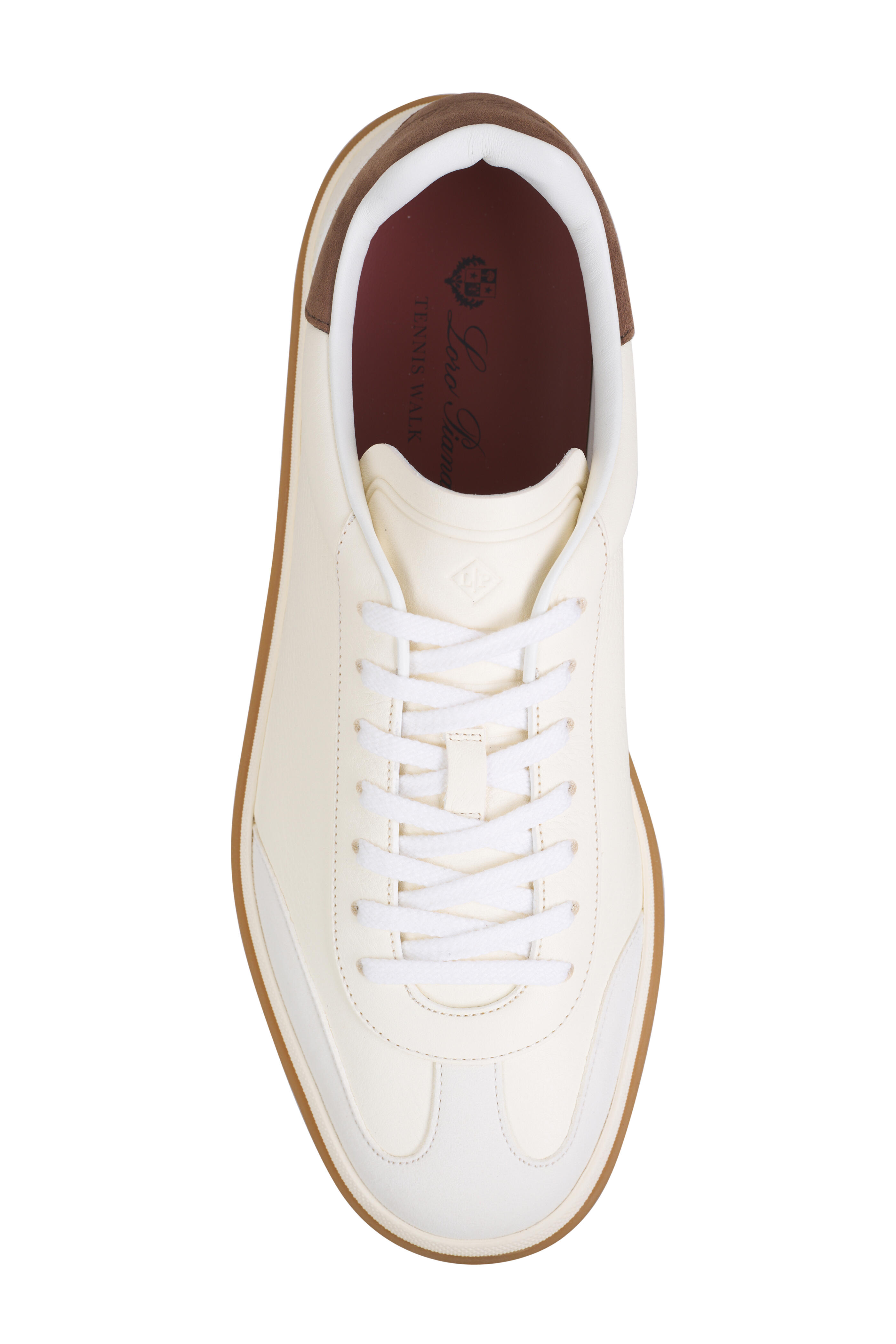 Loro Piana - Tennis Walk Artic White Sneaker | Mitchell Stores