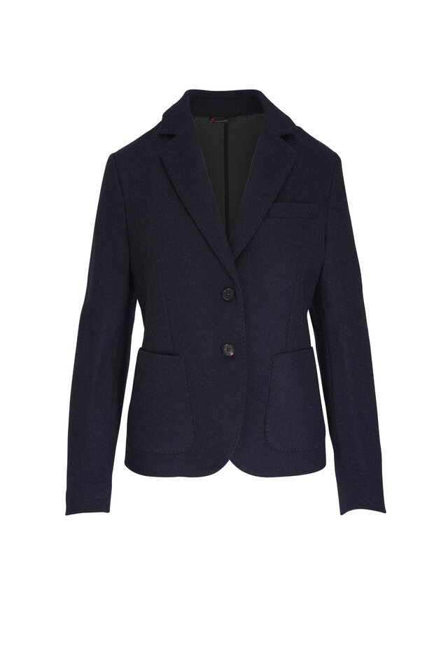 BRUNELLO CUCINELLI ブラック テーラードジャケット Linen unconstructed blazer for Man in Black | Brunello Cucinelli