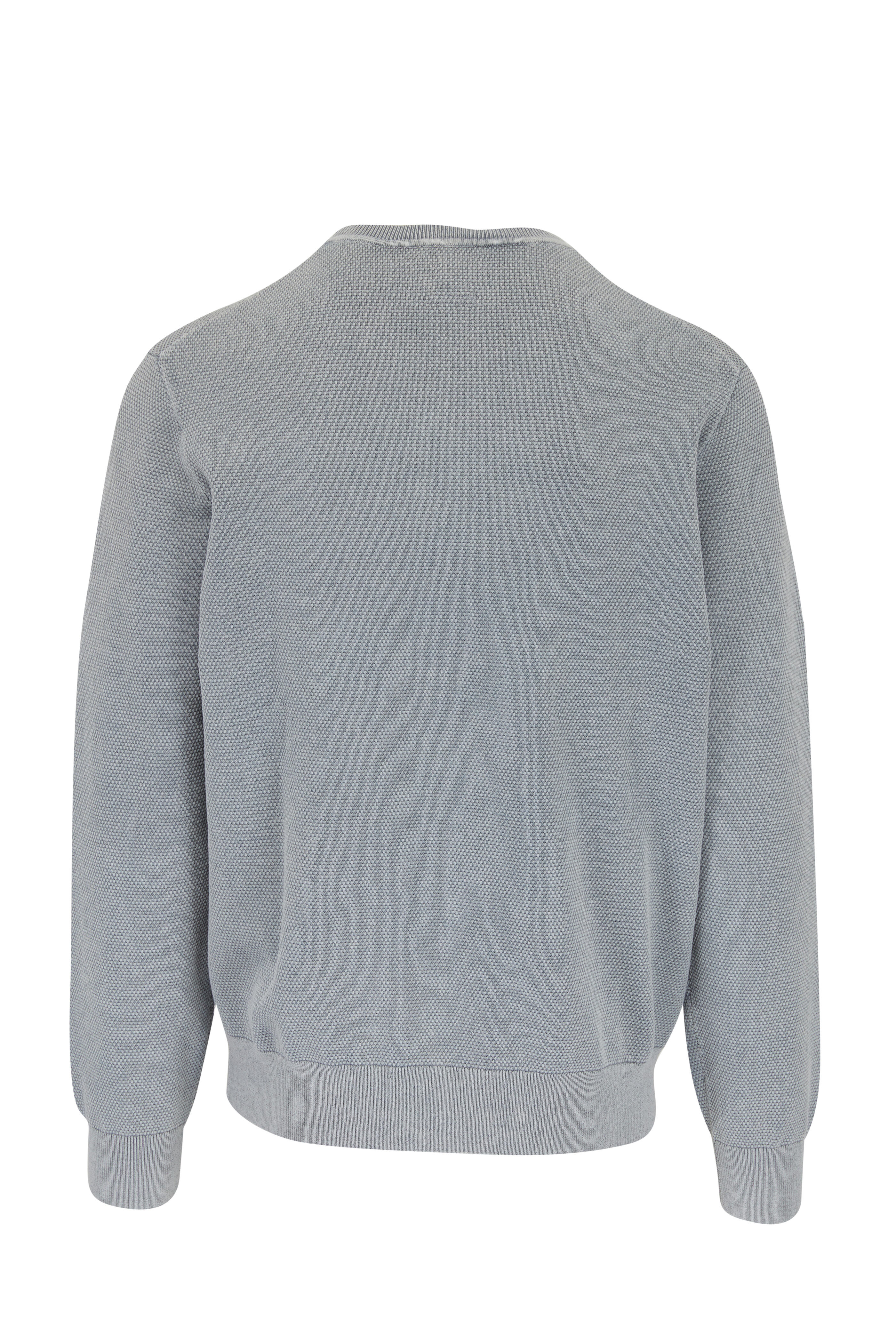 Faherty Brand - Montego Morning Fog Crewneck