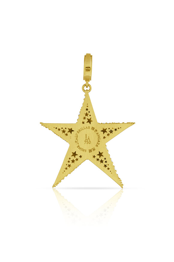 Leigh Maxwell 1812438-YG PAVE STAR PENDANT - view 2