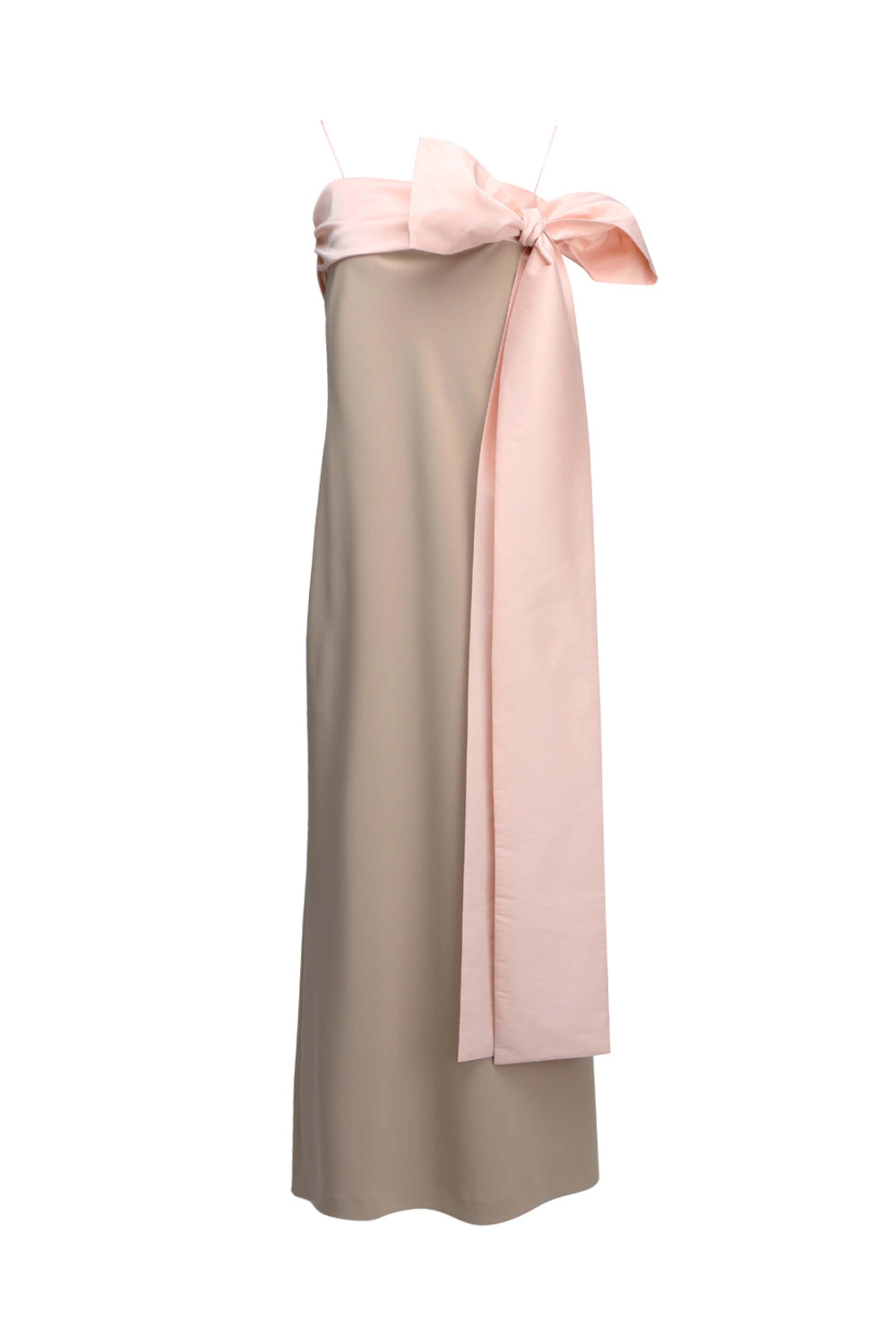 ワンピースその他 BERNADETTE Beige/pink Bart dress with oversized bow Dress Bart — BERNADETTE