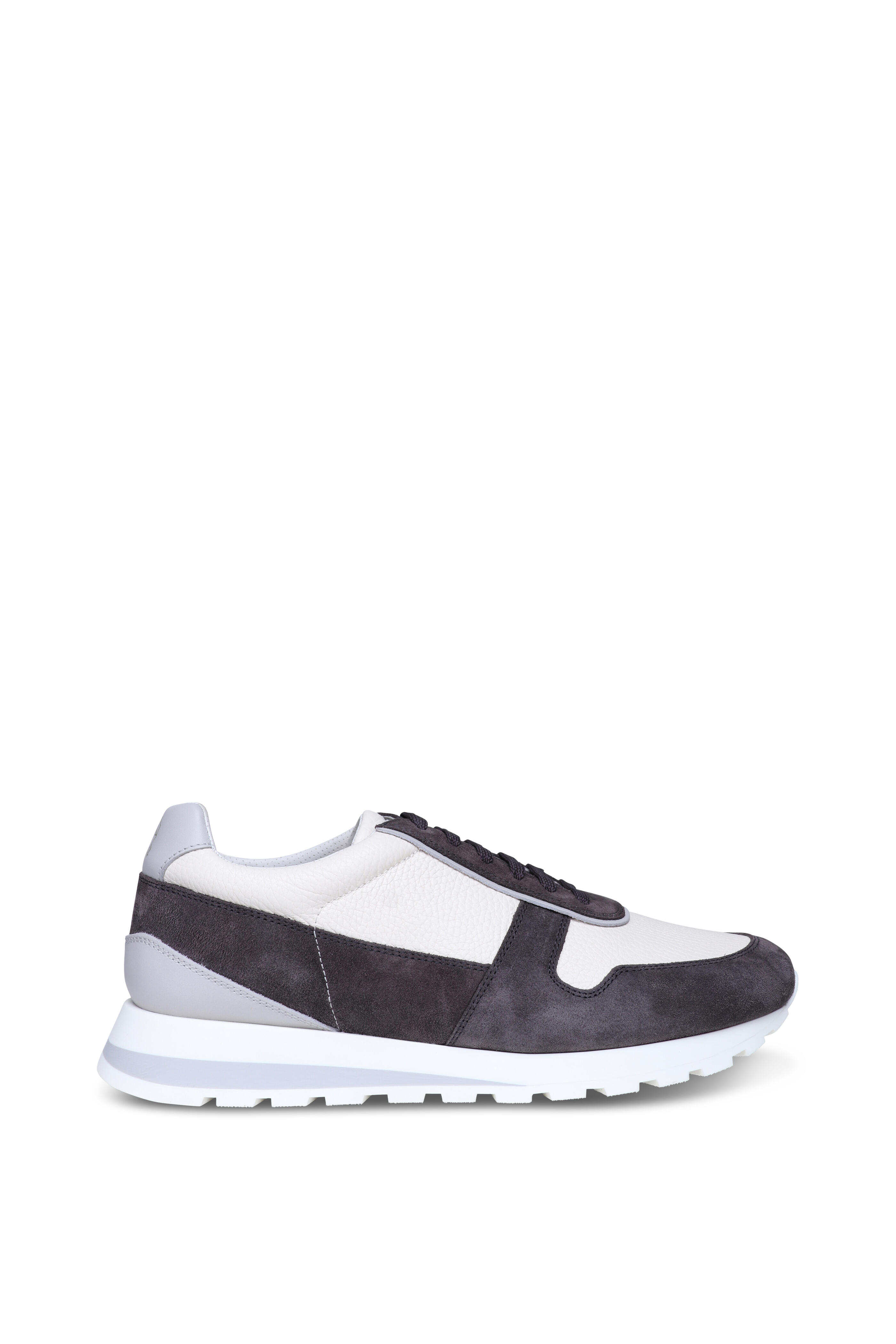 Brunello Cucinelli - Washed Calfskin & Suede Running