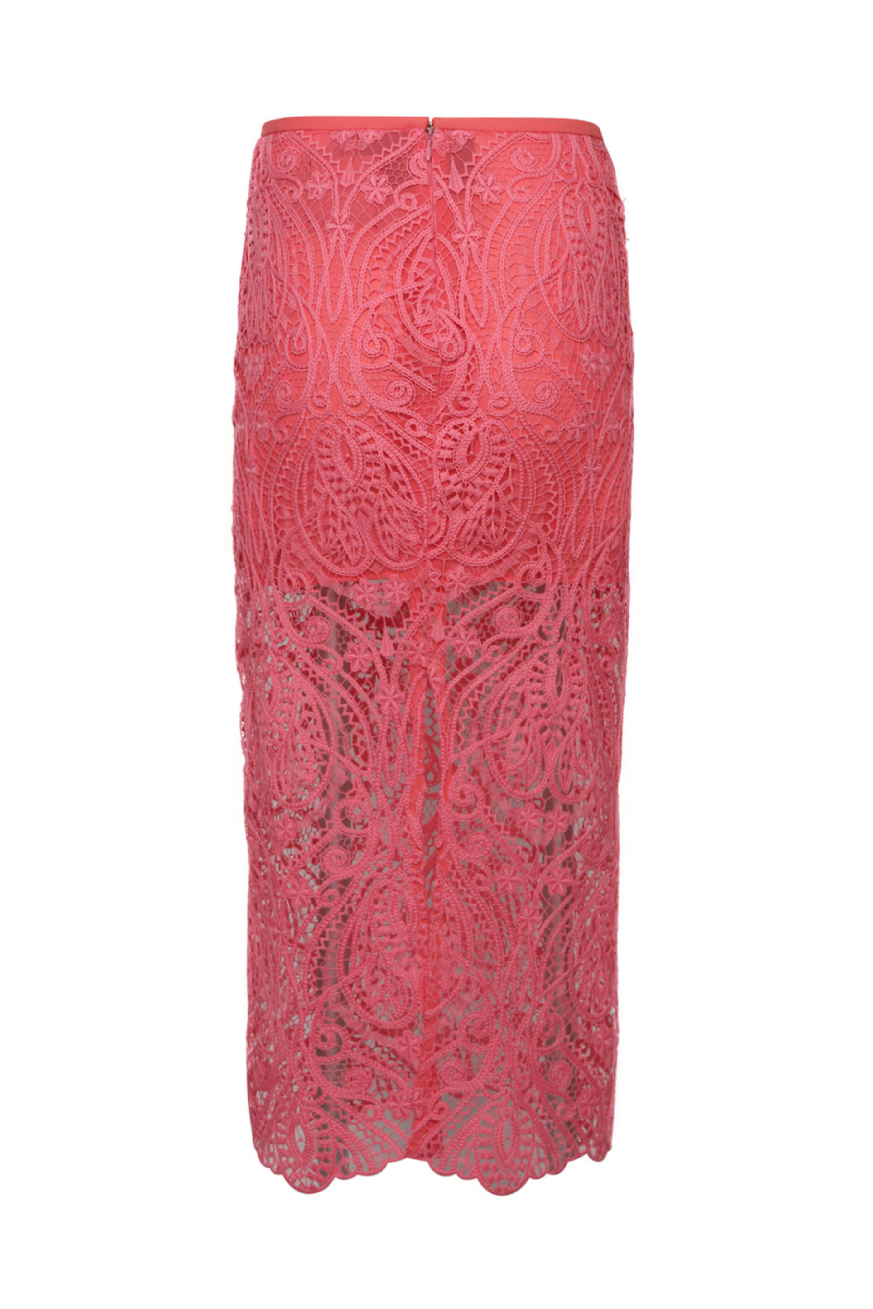 Le Superbe - Rosey Glow Lace Skirt