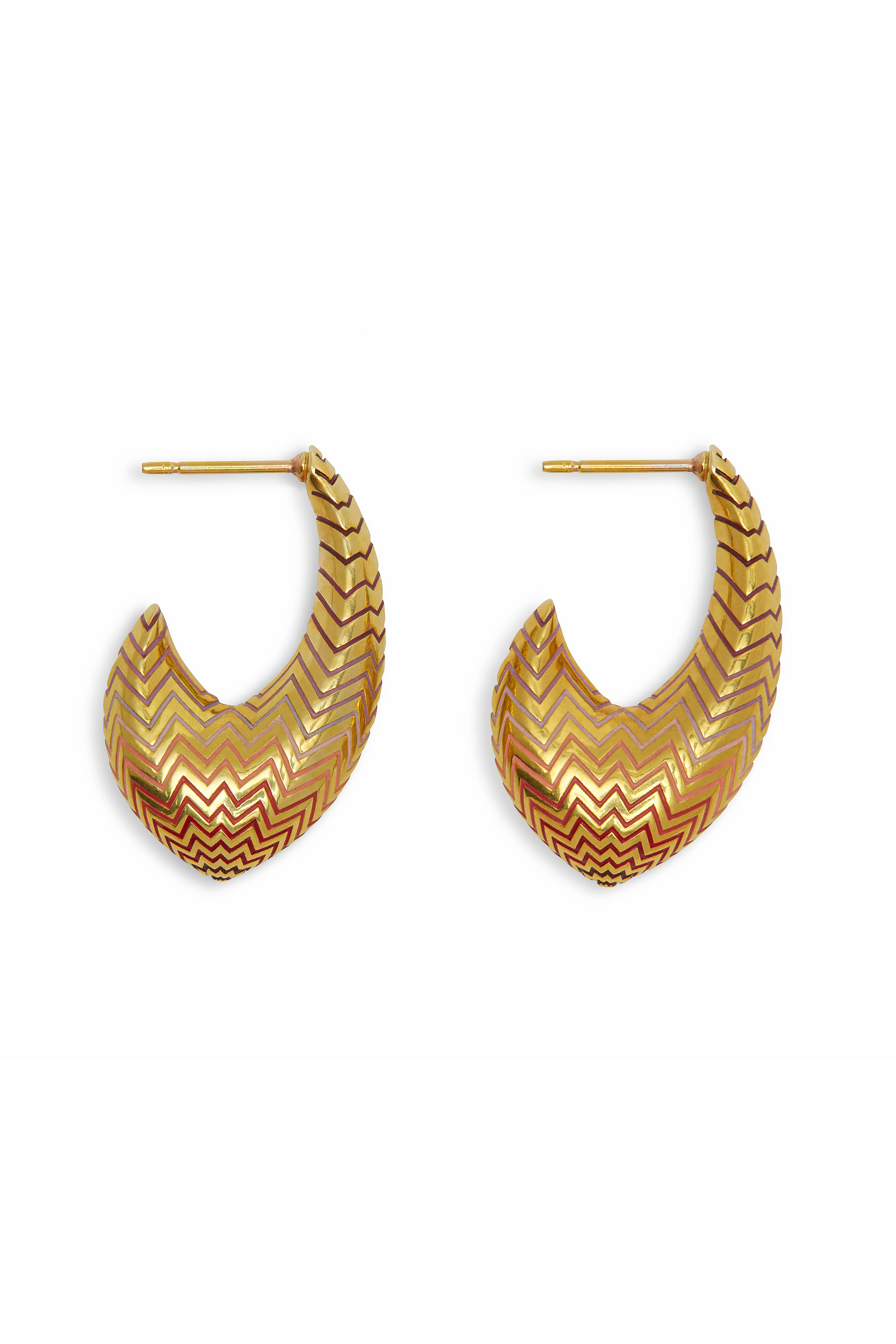 Van Gelder - Medium Baoli Flow Hoop Earrings