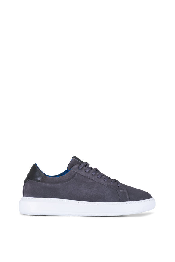 G Brown - Puff-E Gray Suede Low Top Sneaker