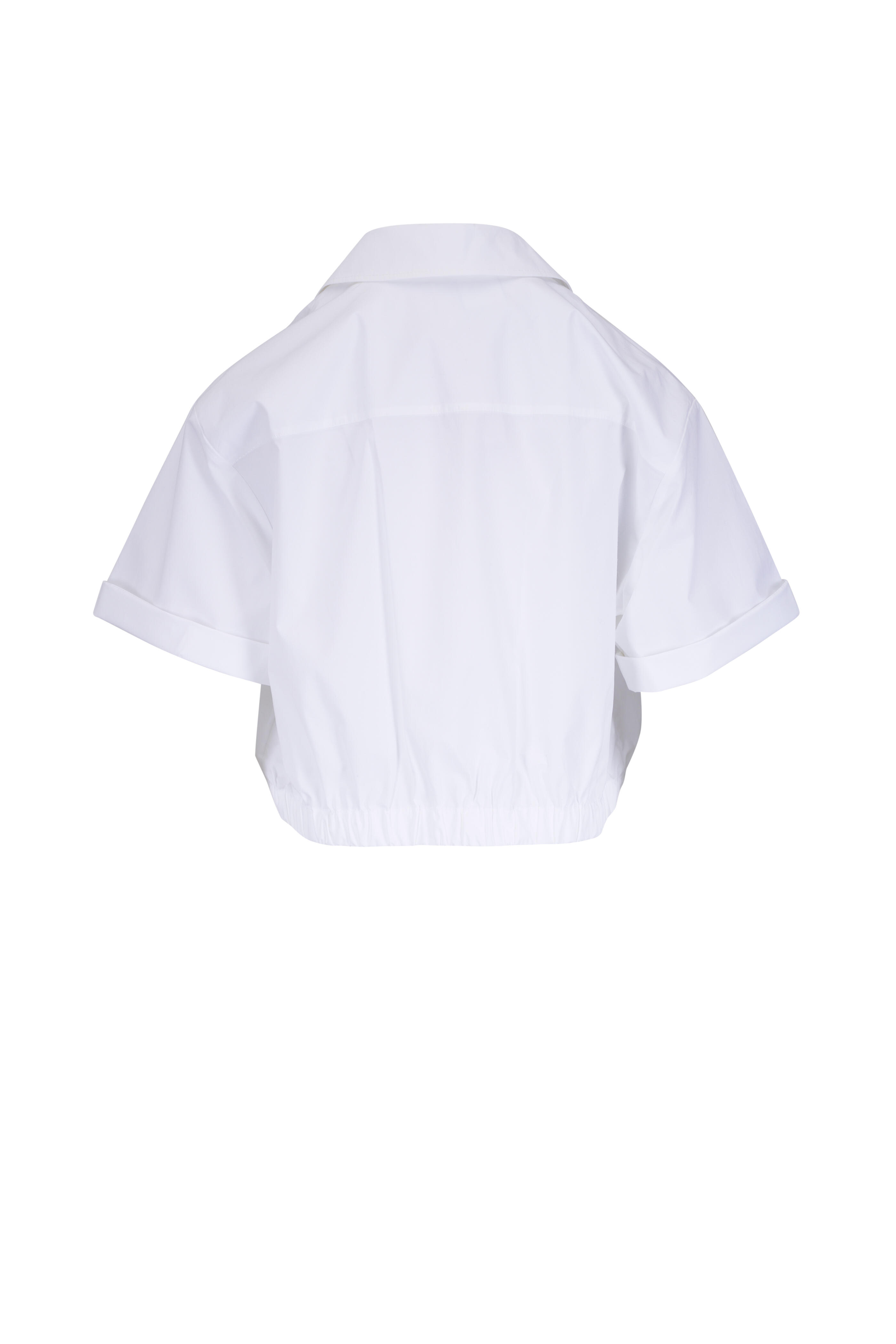 Dorothee Schumacher - Poplin Power White Cropped Blouse