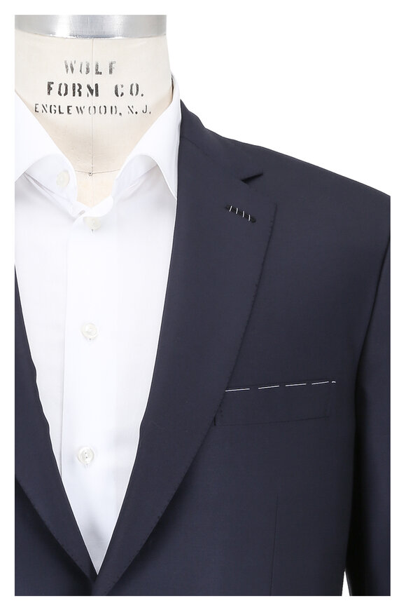 Brioni - Solid Navy Blue Wool Suit  