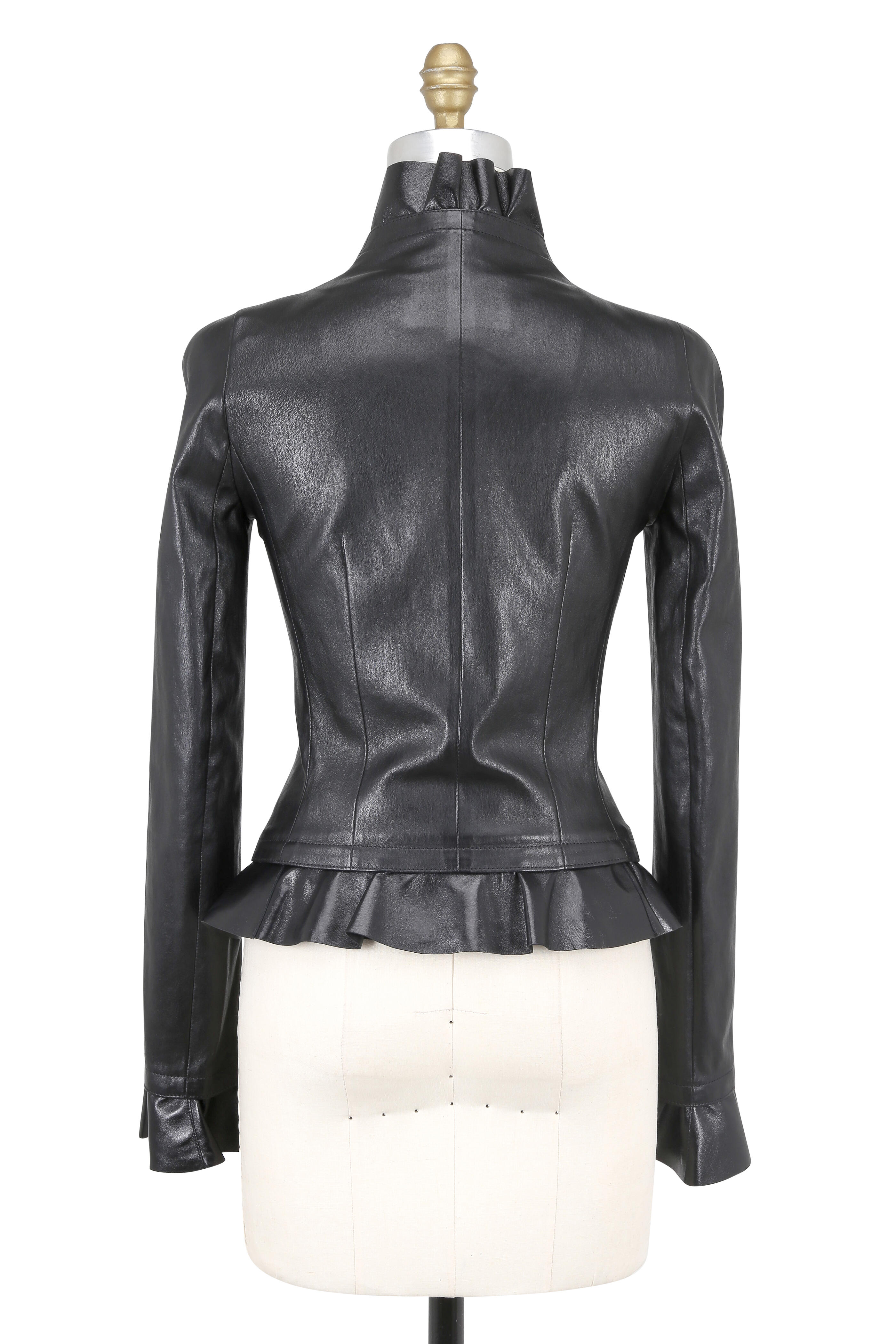 Jaeger ladies outlet leather jacket