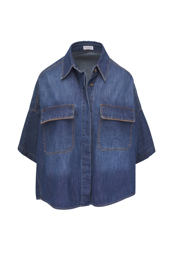 Brunello Cucinelli Lightweight Denim Shirt