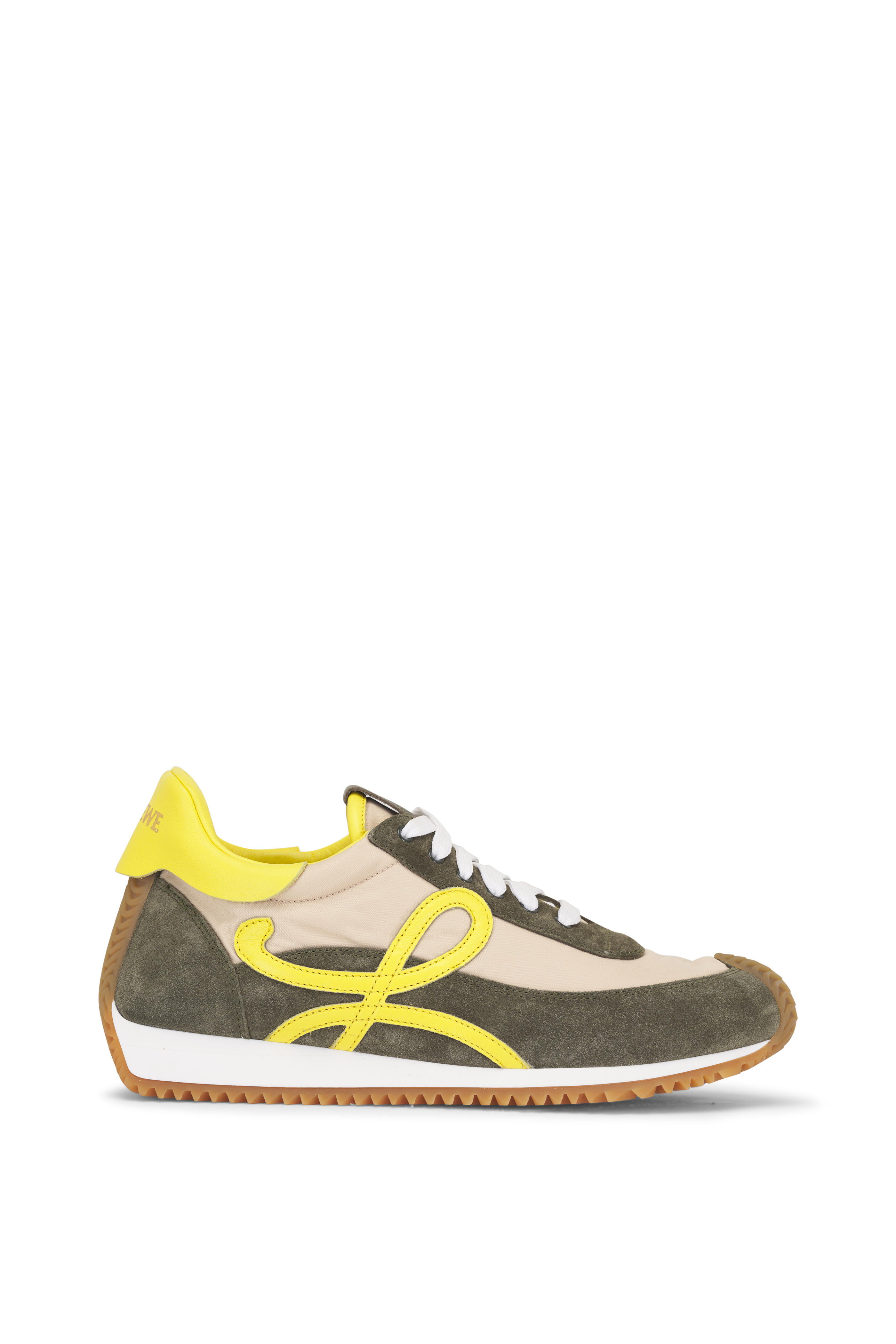 Loewe - Flow Runner 2.0 Cream, Yellow & Olive Sneaker