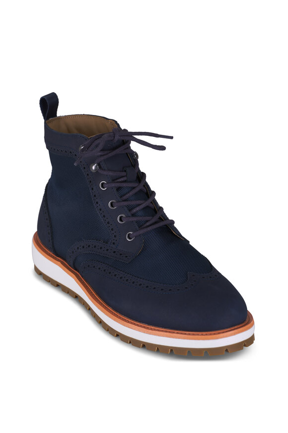 Swims Vigo Navy Suede Boot