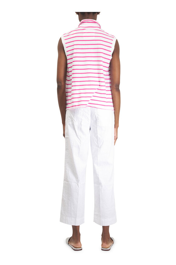Frank & Eileen Olivia Lotus Stripe Popover Henley Tank - view 4