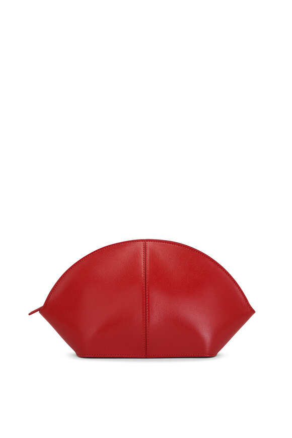 The Row - Mel Ruby Leather Clutch