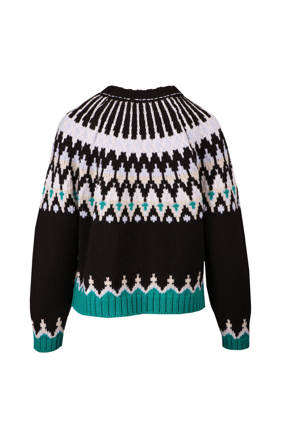 Forte Forte Fair Isle Fondant Cable-Knit Sweater - view 2