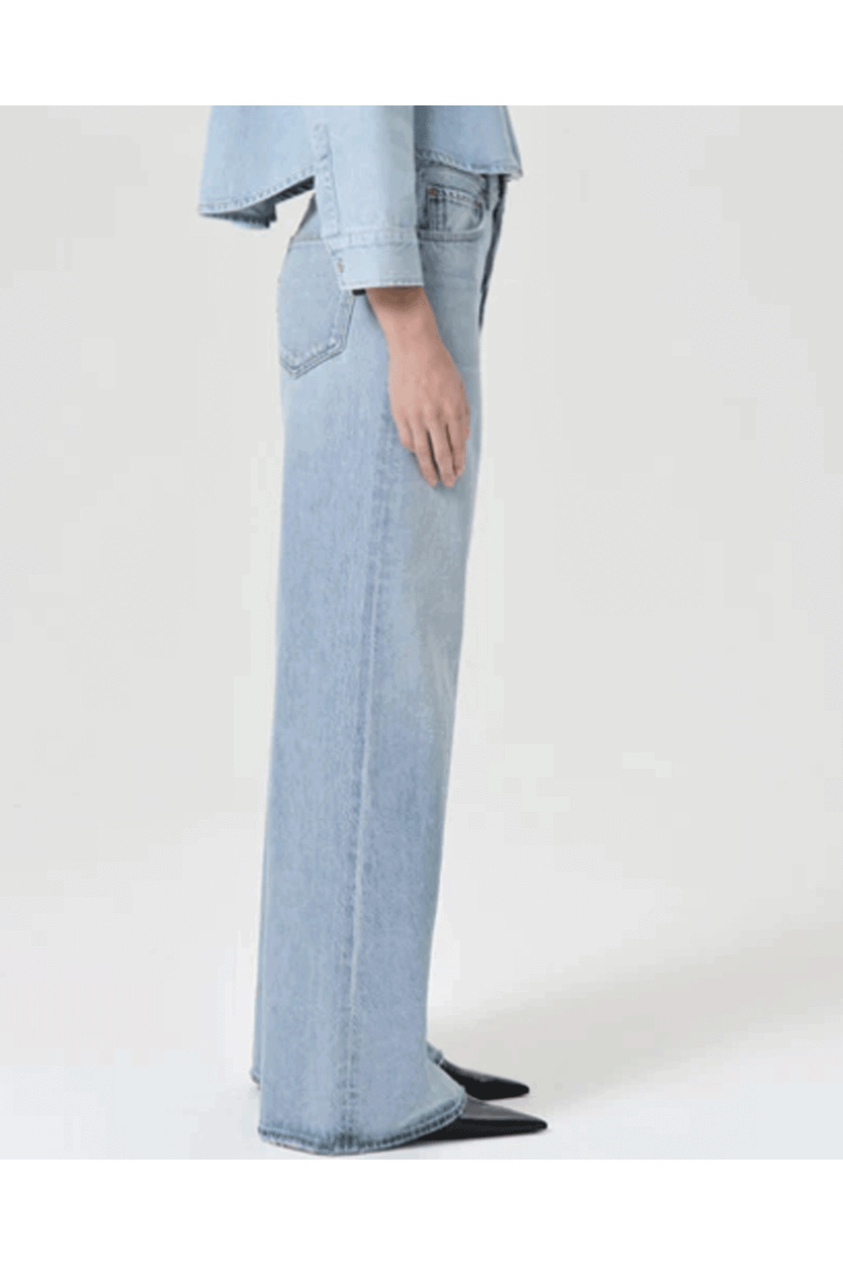 Agolde - Dame Jean No Cuff in Conflict