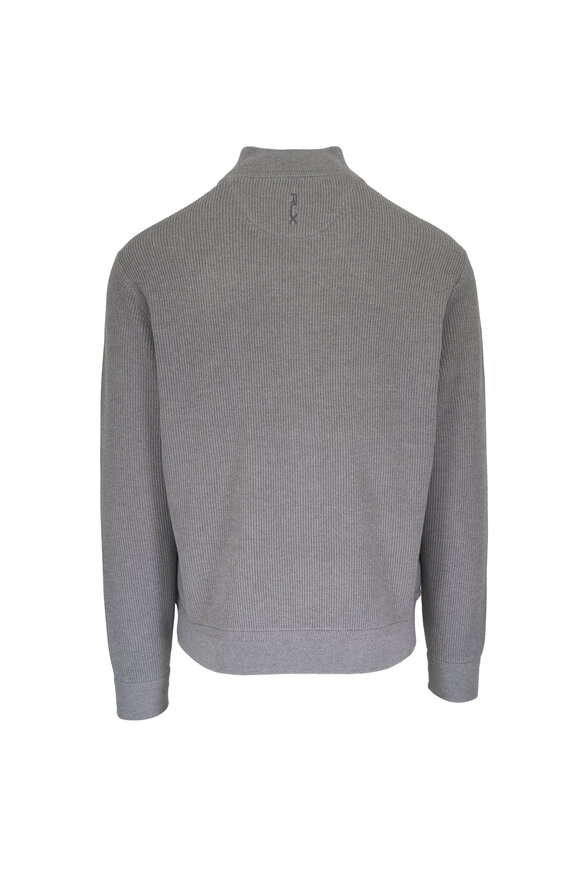 RLX Ralph Lauren Gray Full Zip Mock Neck Sweater Jacket - view 2