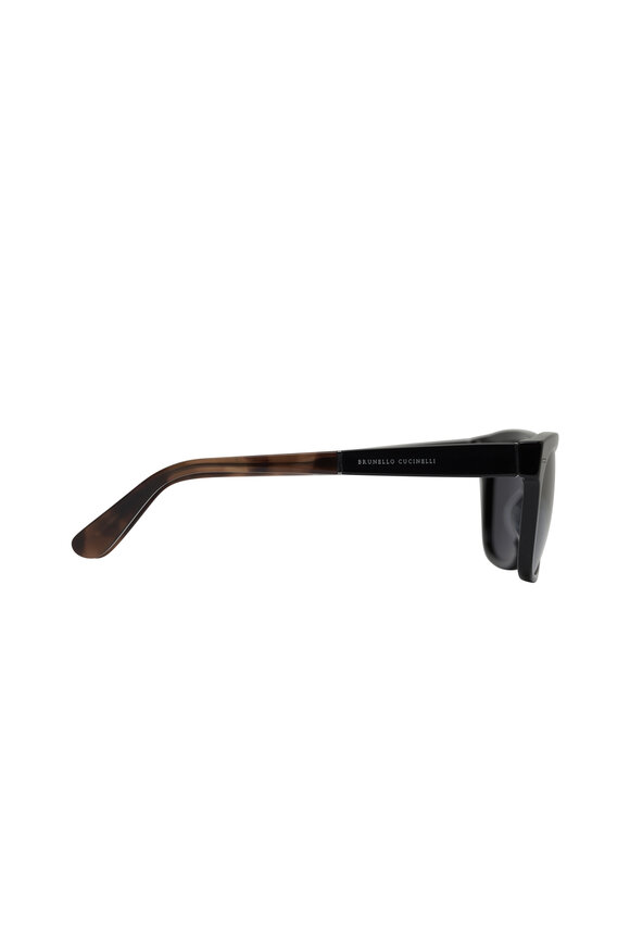 Oliver Peoples Havana Black, Chocolate & Anthracite Sunglasses - view 3