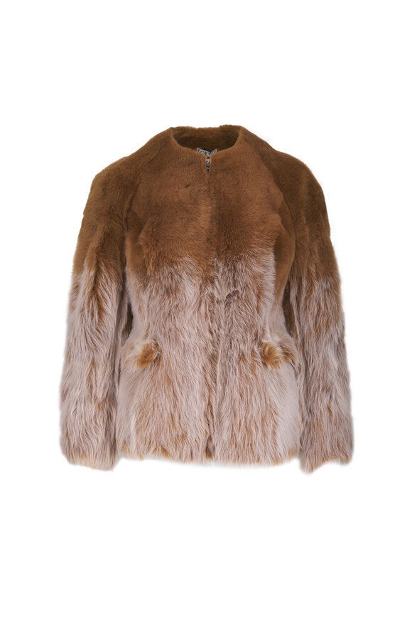 Loewe Gradient Effect Shearling Jacket - view 1