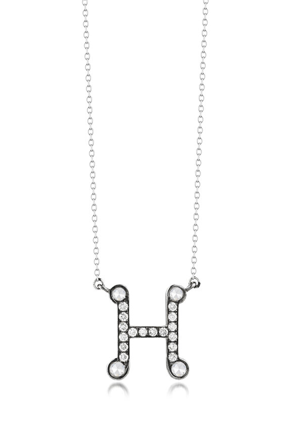 Nam Cho "H" Initial Necklace