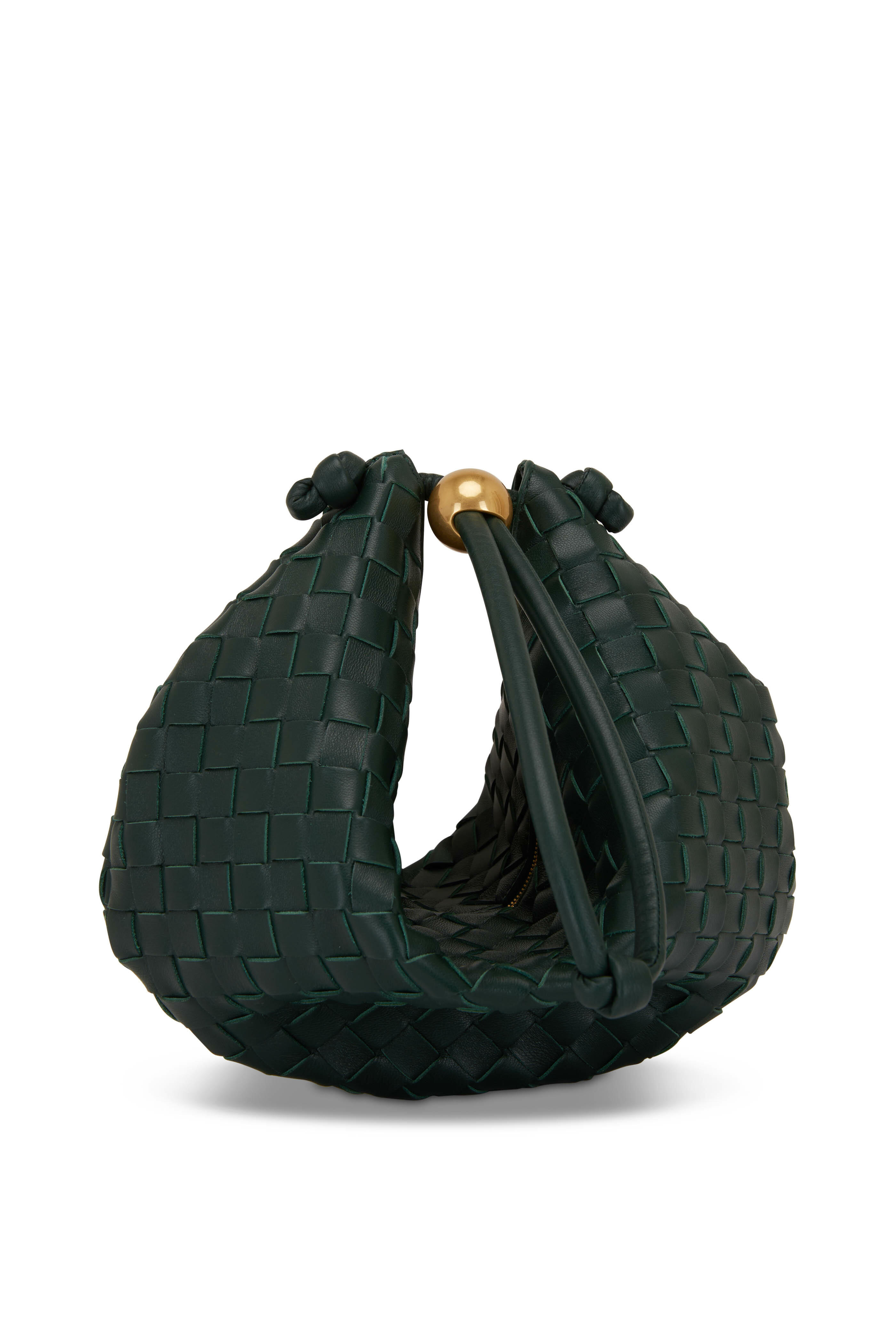 Bottega Veneta green Leather BV Jodie Bag