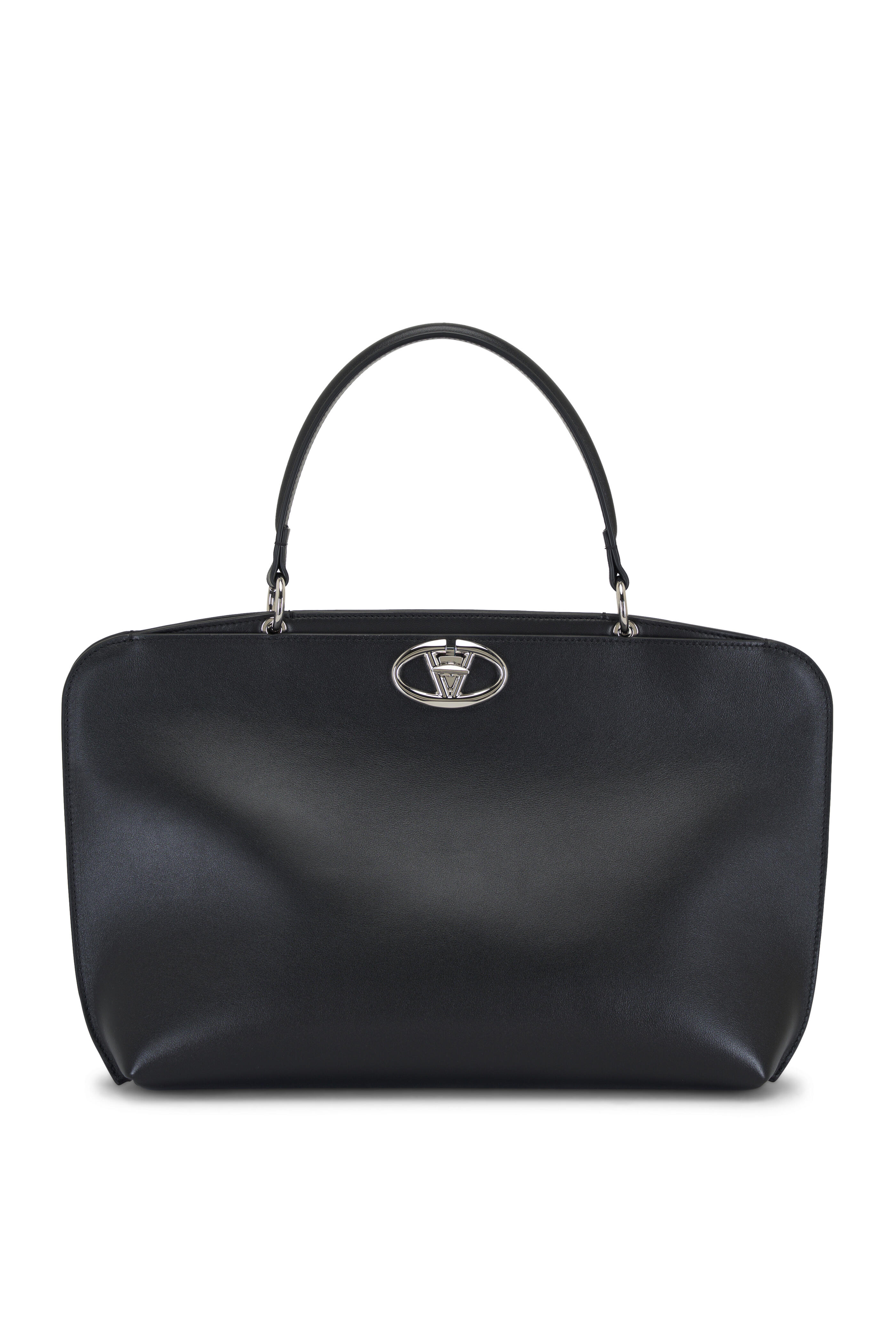 Valentino Garavani - 2Gether Black Leather Top Handle Bag