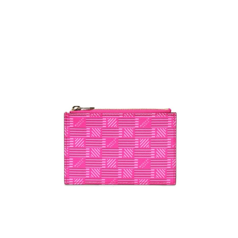 Moreau Paris - Zip Card Holder in Fuchsia | Mitchell Stores