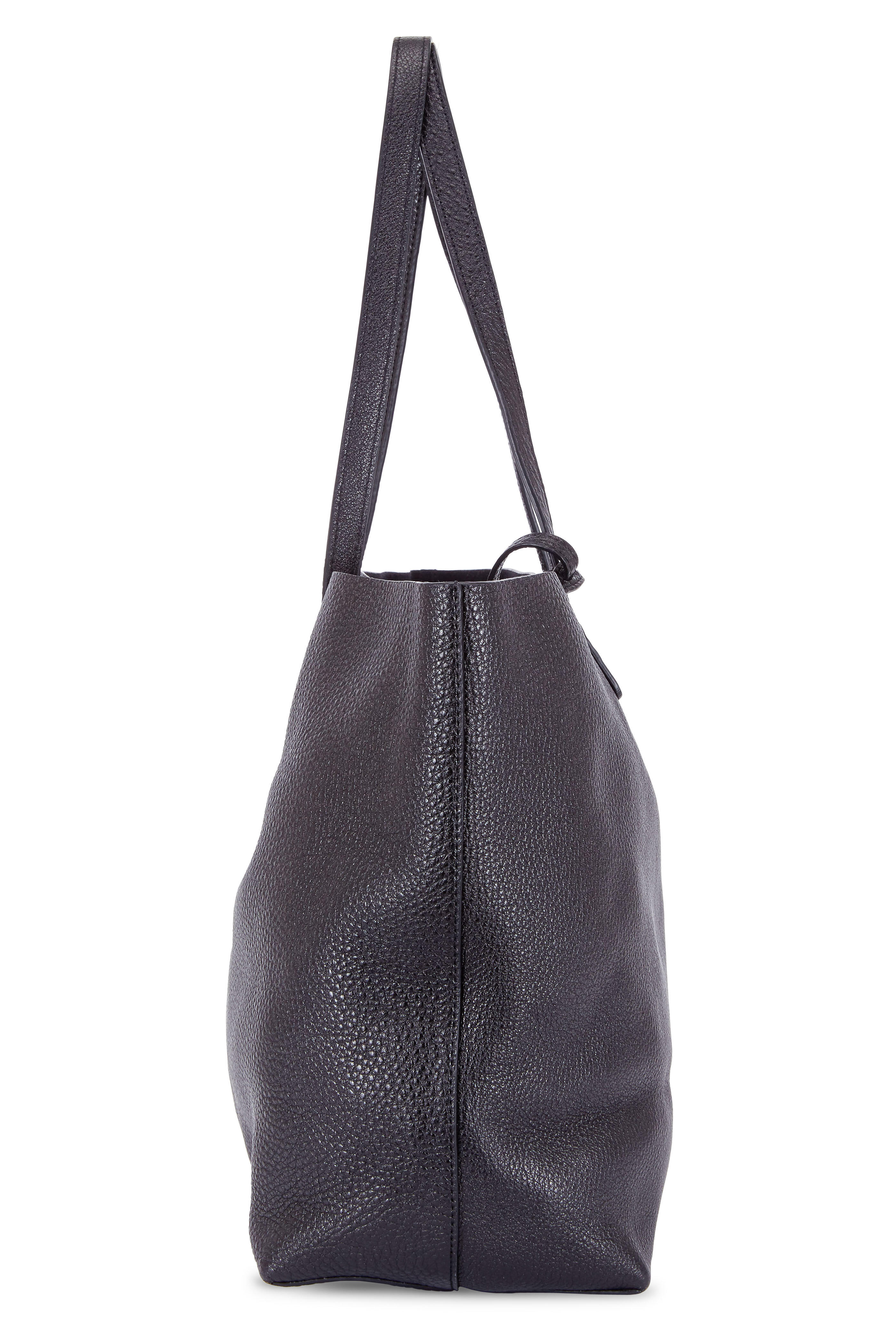 Mansur Gavriel - Black Pebbled Soft Leather Large Tote