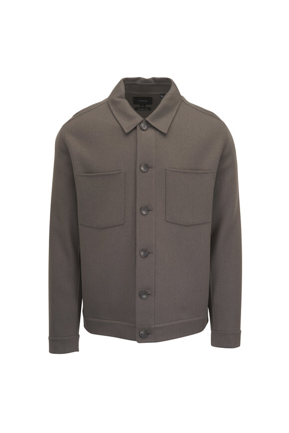 Vince - Ultramarine Plaid Splittable Shirt Jacket