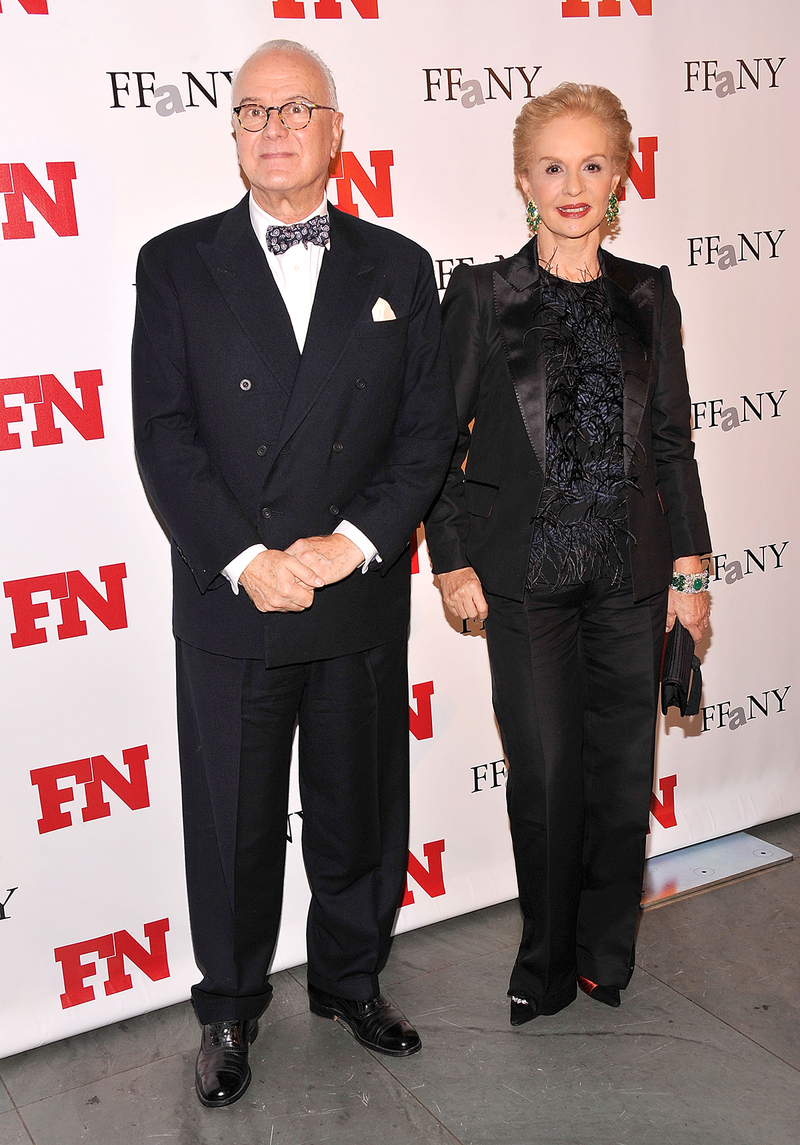 Carolina Herrera and Manolo Blahnik