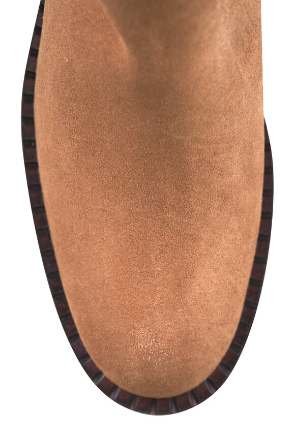 Aquatalia Georgetta Caramel Suede Ankle Boot - view 5
