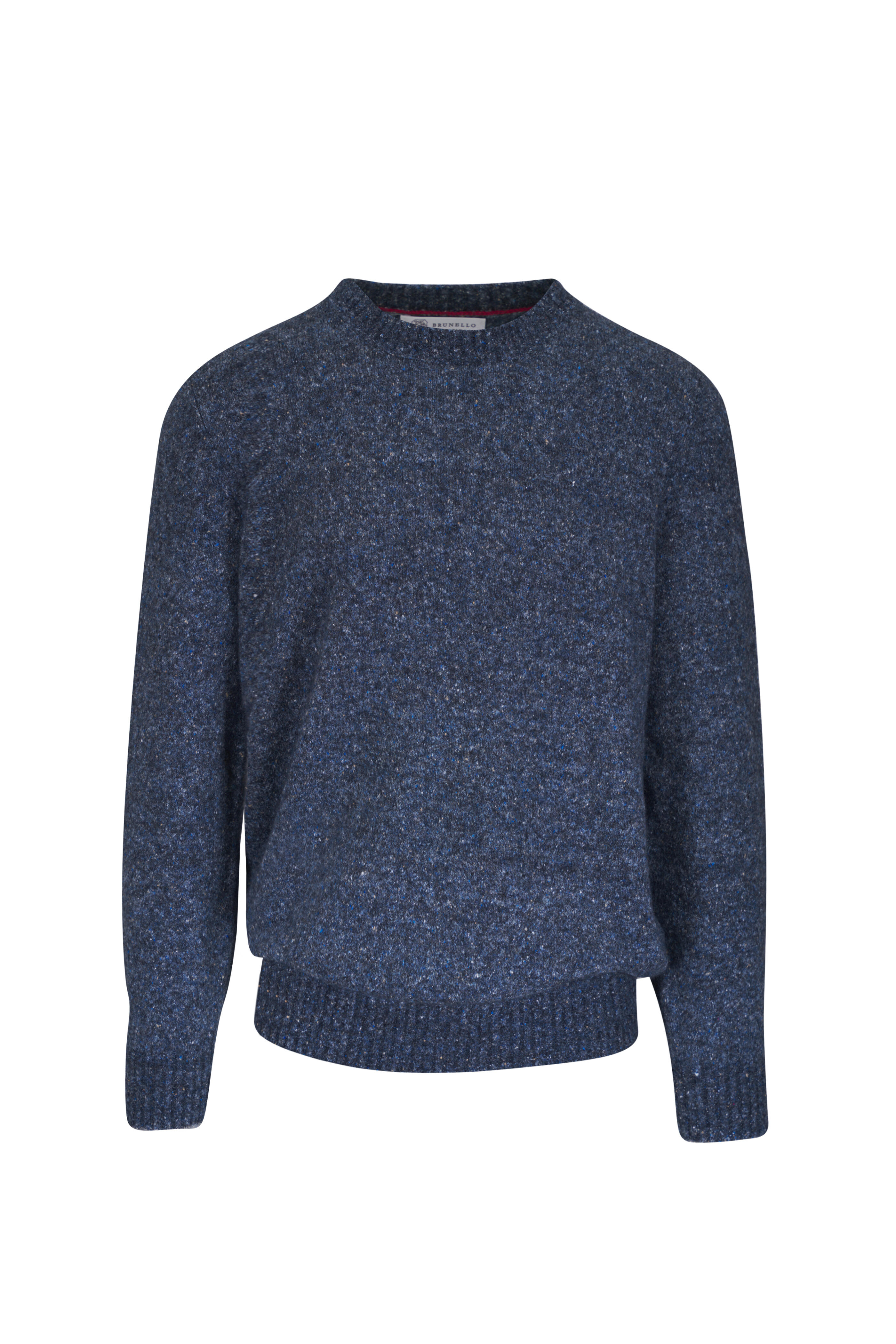 Brunello Cucinelli - Blue Alpaca Blend Knit Sweater