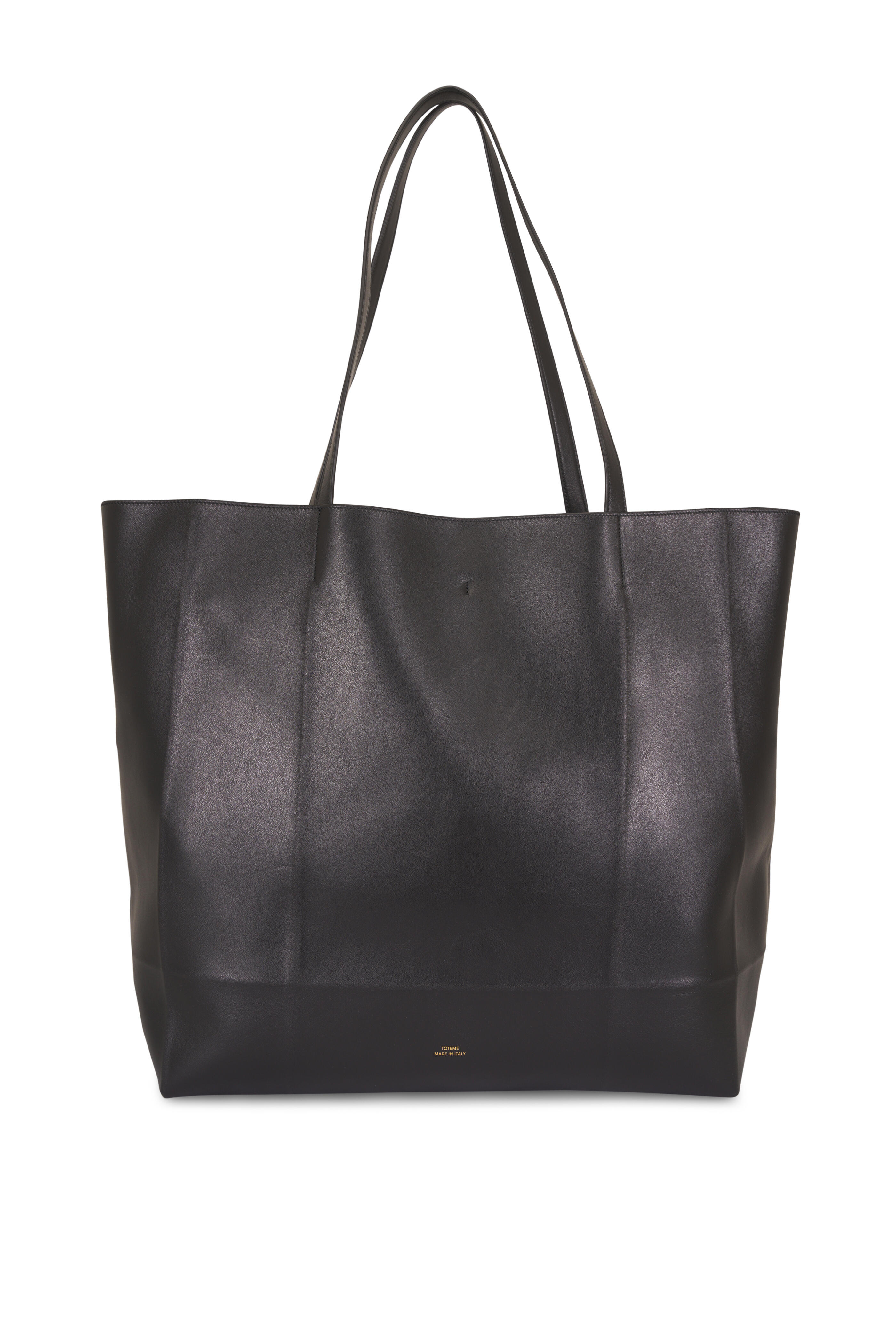 Totême - Roam Black Leather Tote - view 1