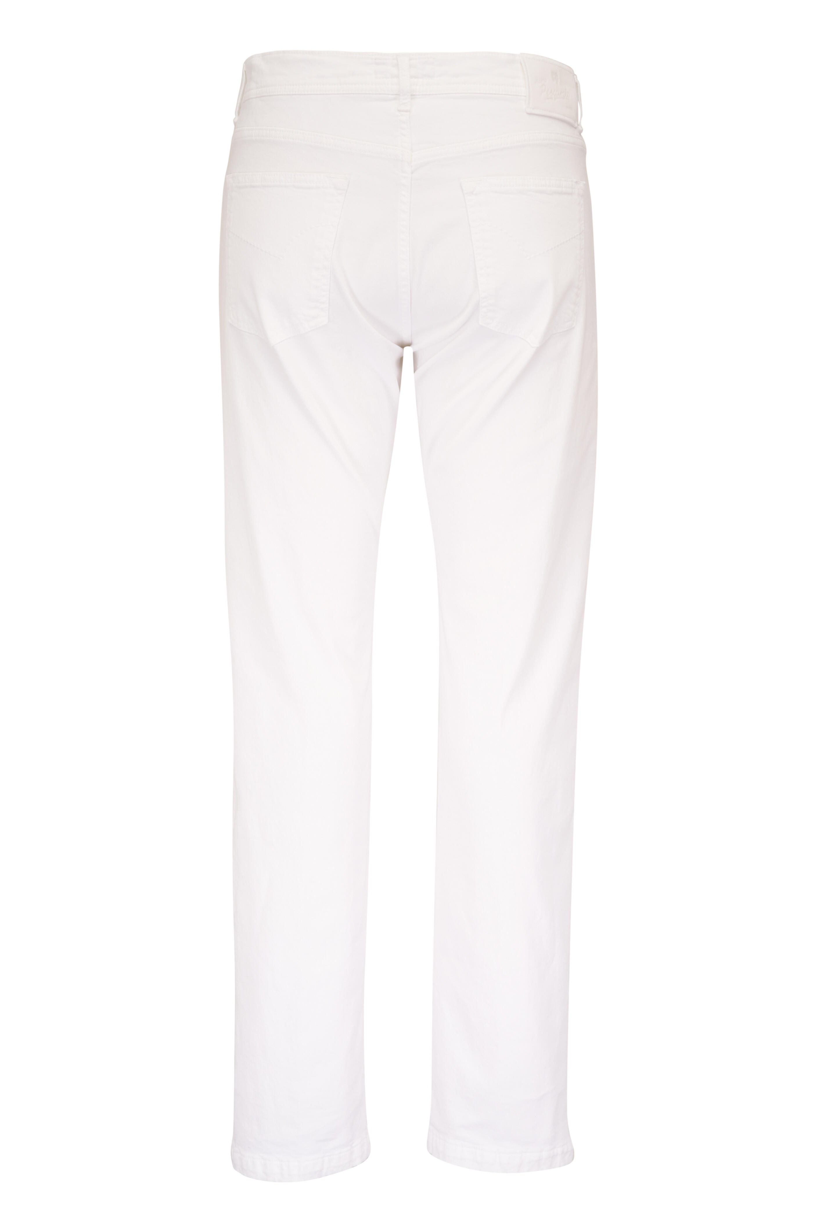 Marco Pescarolo - White Stretch Cotton Five Pocket Pant - view 6