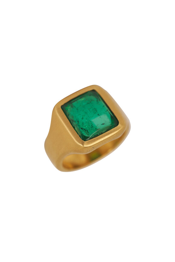 Estate Jewelry Colombian Emerald Ring