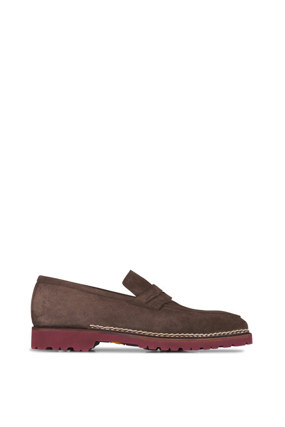 Bontoni Capitano Pizzico Light Brown Suede Loafer - view 2
