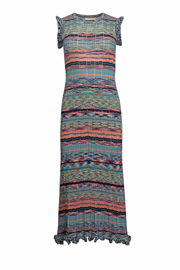 Ulla Johnson Ajak Azurite Sleeveless Midi Dress