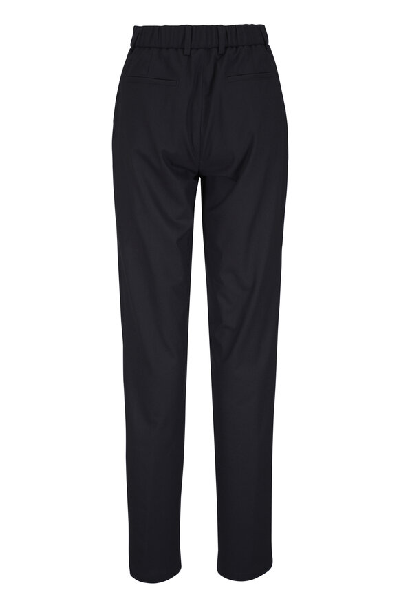 Marco Pescarolo Electra Black Stretch Cashmere Pant - view 2
