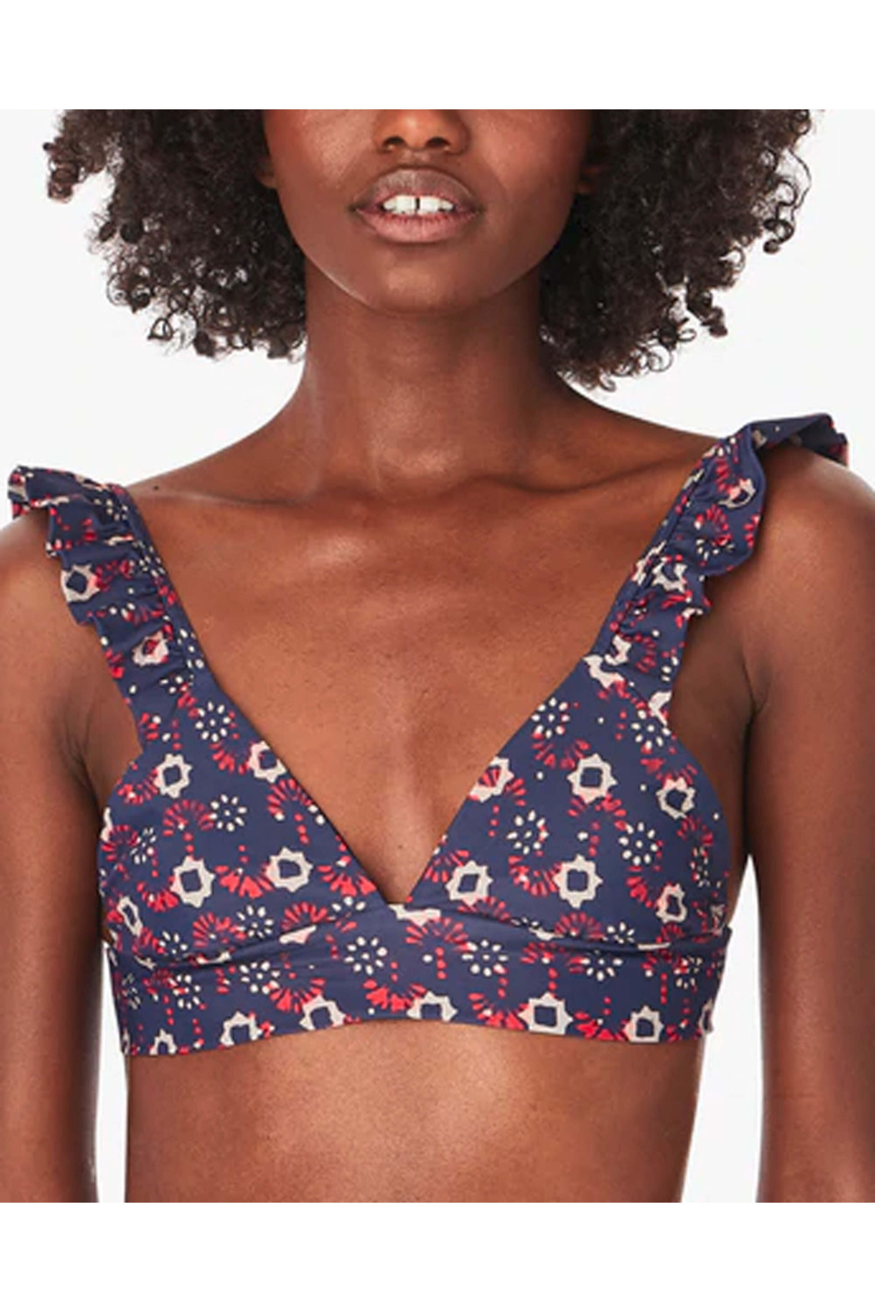 Xirena - Navy Sails Kapri Bikini Swim Top