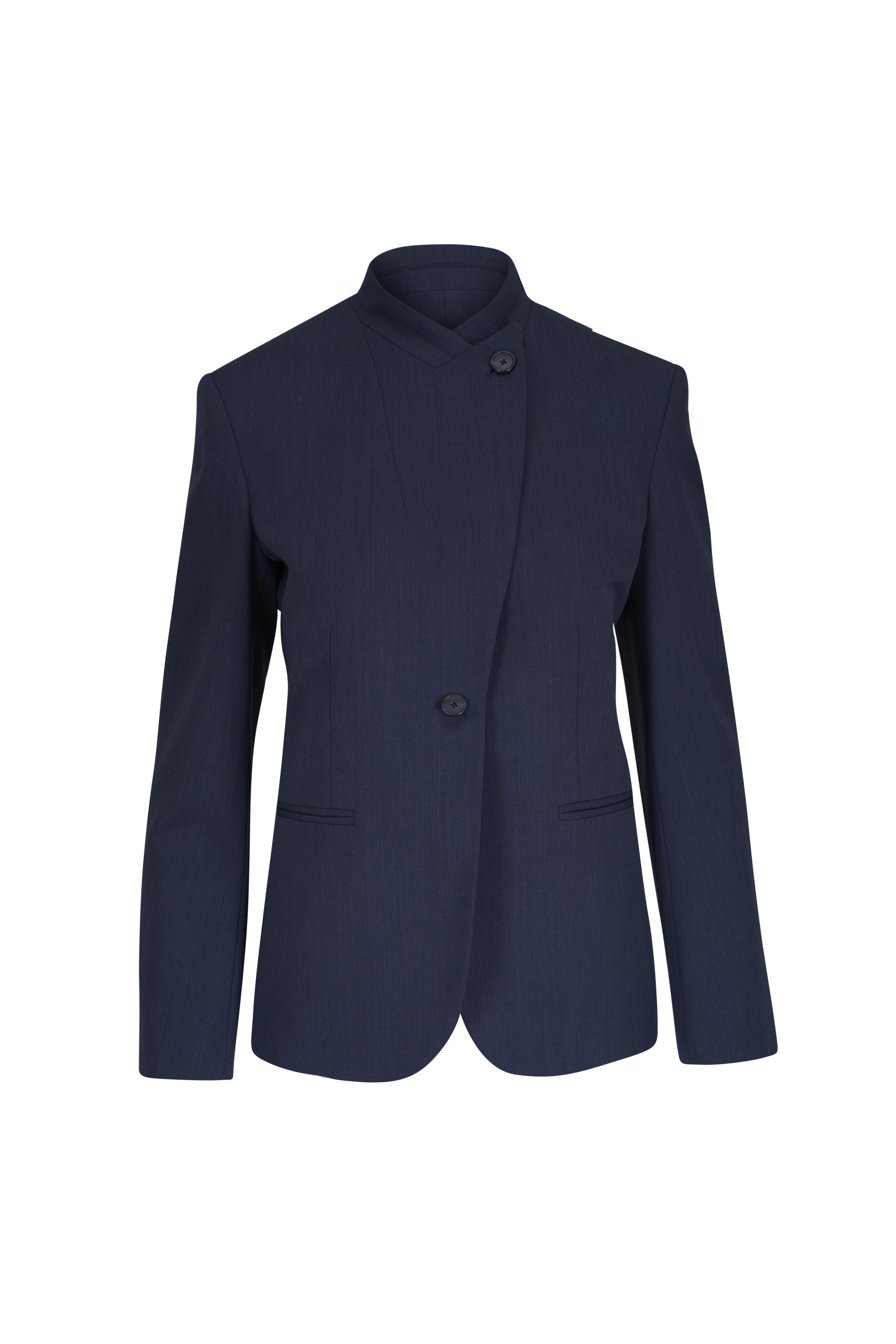 TWP - Buttoned Up Admiral Blue Wool Jacket
